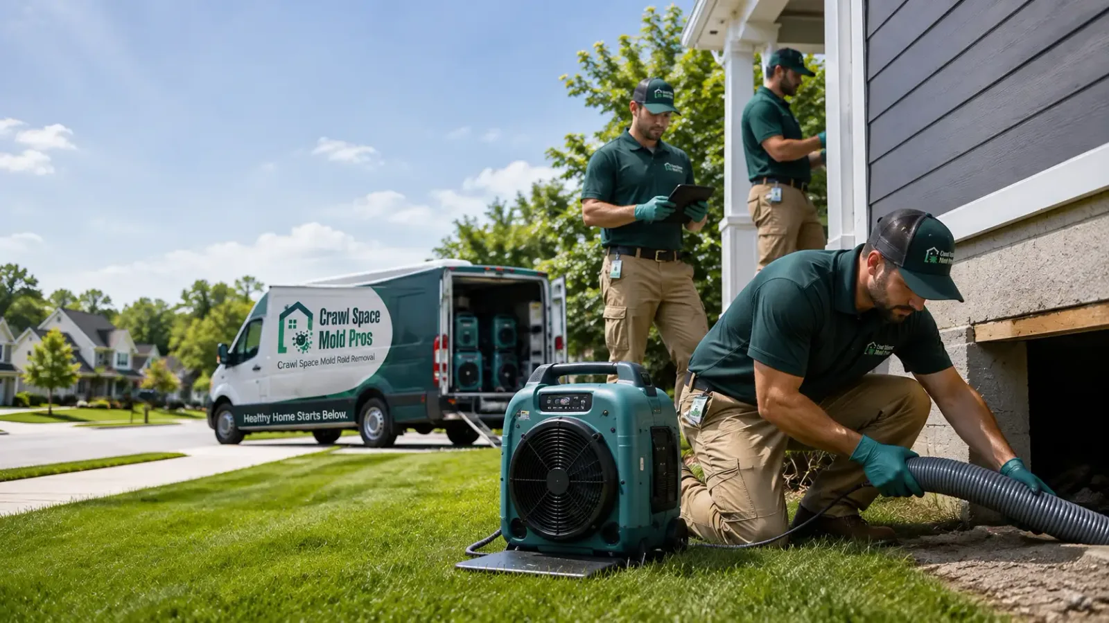 Crawl Space Mold Removal in Imogene, IA